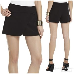 BCBGMAXAZRIA Codie Skort Shorts Black